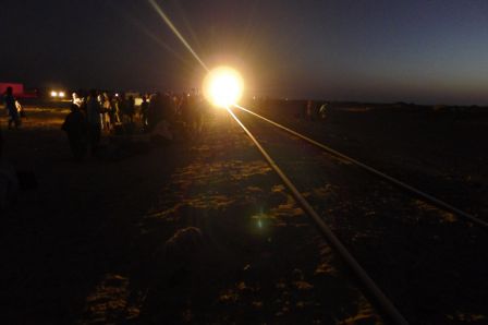 le train le plus long du monde qui arrive en gare