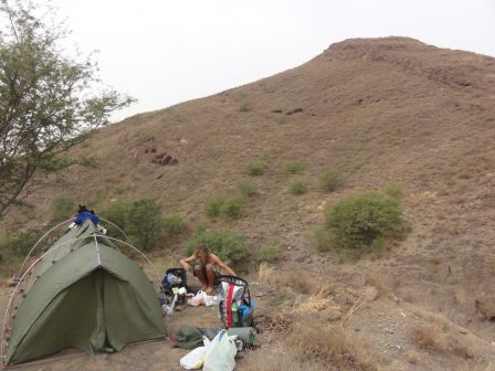Campement sur San Antao
