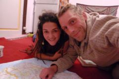étude de la carte chez mon amie Mireia